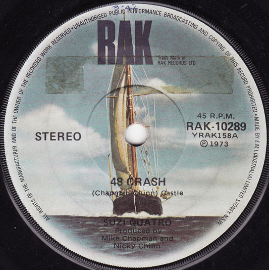 Suzi Quatro : 48 Crash (7", Single)