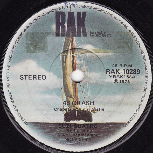 Suzi Quatro : 48 Crash (7", Single)