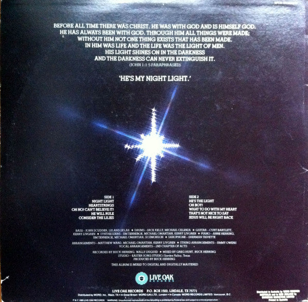 The 2nd Chapter Of Acts* : Night Light (LP, Album)