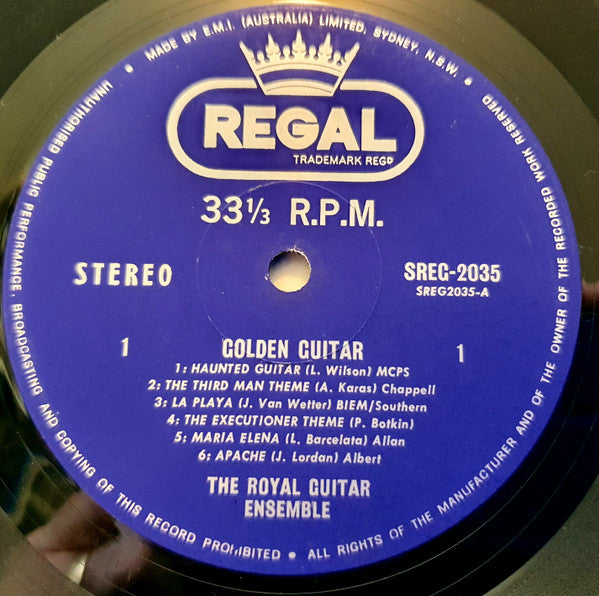 The Royal Guitar Ensemble : Golden Guitar (LP)