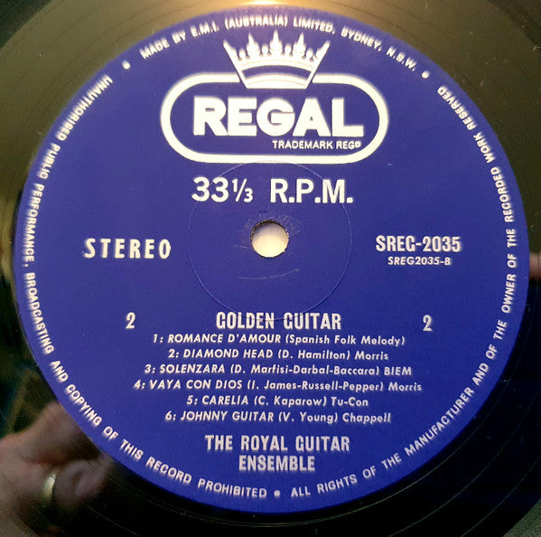 The Royal Guitar Ensemble : Golden Guitar (LP)