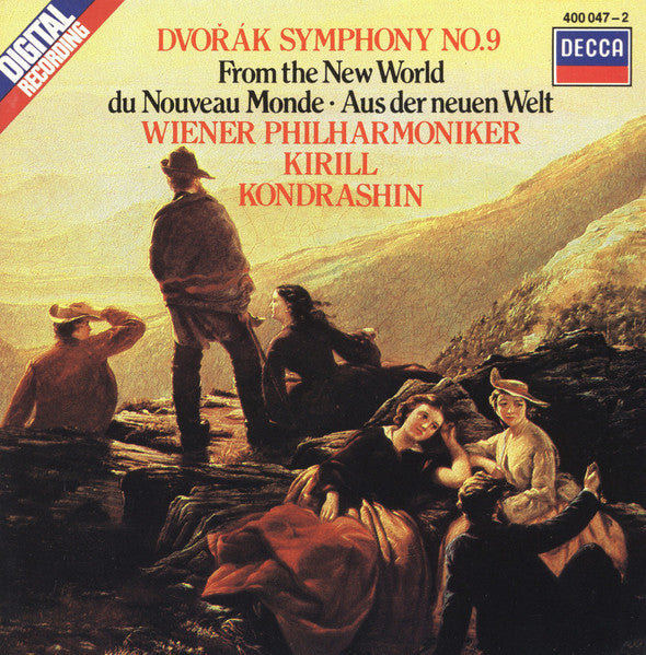 Antonín Dvořák, Wiener Philharmoniker, Kiril Kondrashin : Symphony No. 9 - From The New World • Du Nouveau Monde • Aus Der Neuen Welt (CD, Album, RE)