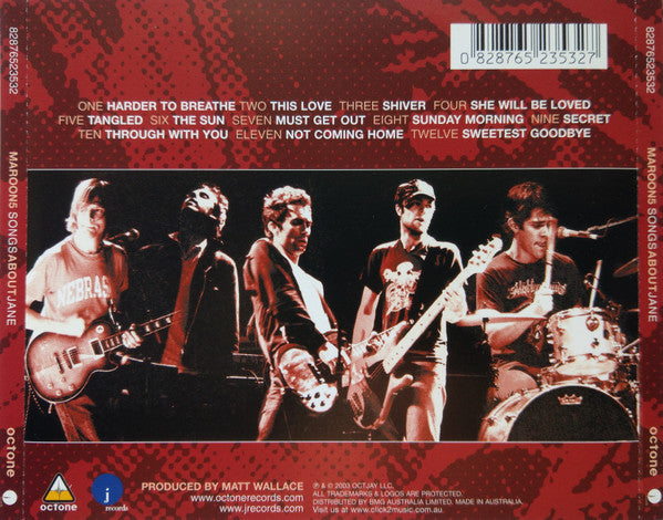 Maroon 5 : Songs About Jane (CD, Album)