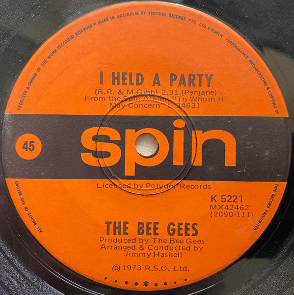 The Bee Gees* : Wouldn't I Be Someone (7", Single)