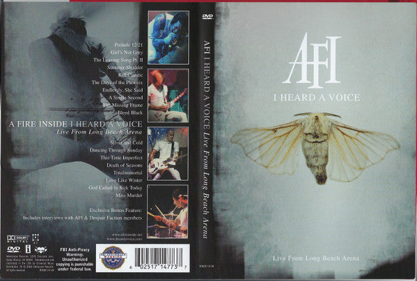 AFI : I Heard A Voice - Live From Long Beach Arena (DVD-V, NTSC)
