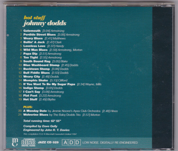 Johnny Dodds : Hot Stuff (CD, Comp, Mono)