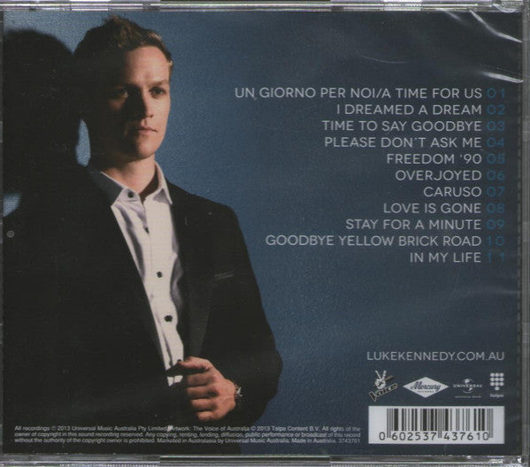 Luke Kennedy : A Time For Us (CD, Album)