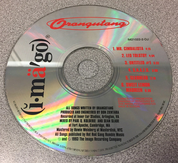 Orangutang : The Rewards Of Cruelty (CD, MiniAlbum)