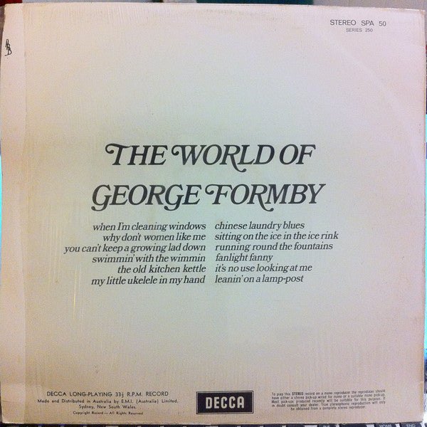 George Formby : The World Of George Formby (LP, Comp)
