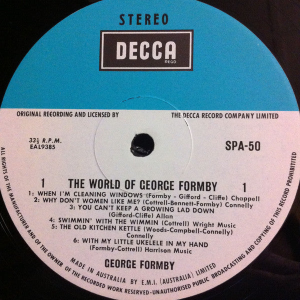 George Formby : The World Of George Formby (LP, Comp)