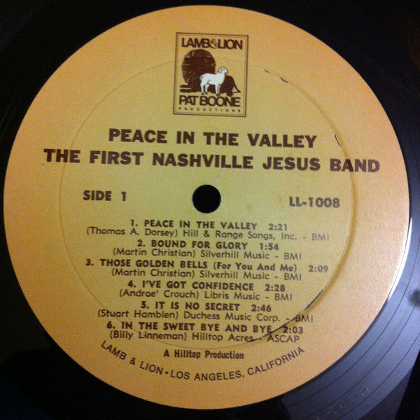 The First Nashville Jesus Band : Peace In The Valley (LP)