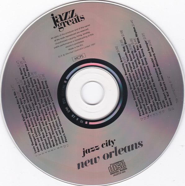 Various : Jazz City - New Orleans (CD, Comp, Mono)