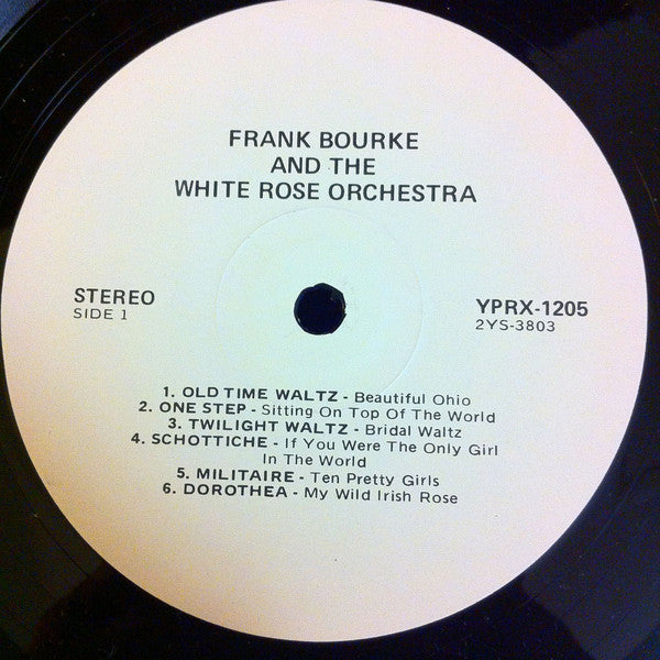 Frank Bourke and the White Rose Orchestra : Dance Album No. 2 (LP, Album)