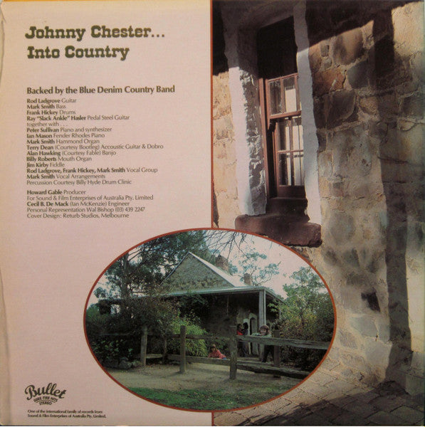 Johnny Chester : ...Into Country (LP, Album, Gat)