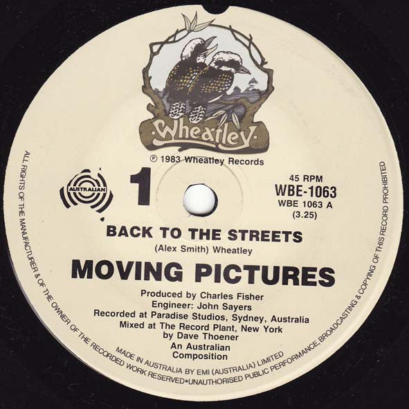 Moving Pictures (2) : Back To The Streets (7")