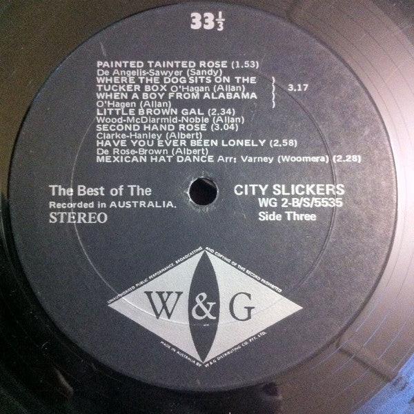 The City Slickers (5) : The Best Of The City Slickers (2xLP)