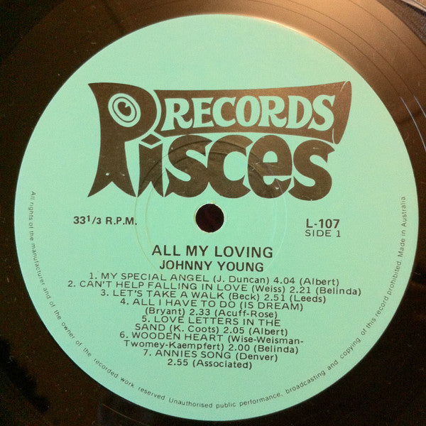 Johnny Young : All My Loving (LP)