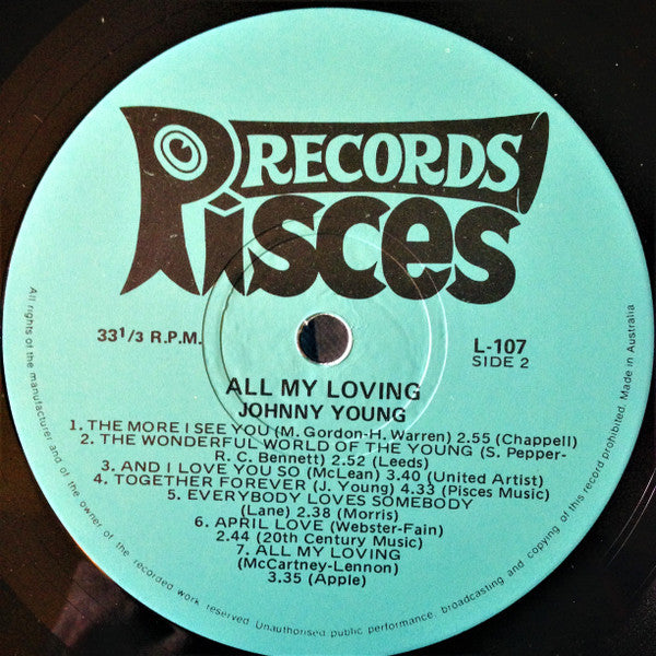 Johnny Young : All My Loving (LP)
