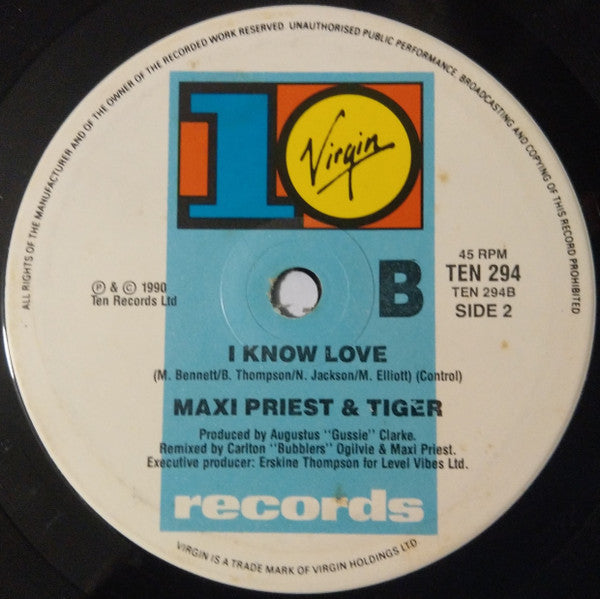 Maxi Priest : Close To You (7", Single)