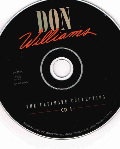 Don Williams (2) : The Ultimate Collection  (2xCD, Album, Comp, S/Edition)