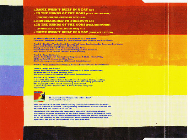 Morcheeba : Rome Wasn't Built In A Day (CD, Maxi, Enh)