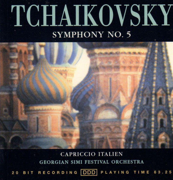 Tchaikovsky*, Georgian SIMI Festival Orchestra : Symphony No. 5 In E Minor, Op. 64 / Capriccio Italien (CD)
