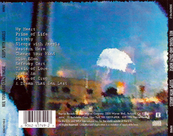 Neil Young And Crazy Horse : Sleeps With Angels (CD, Album)