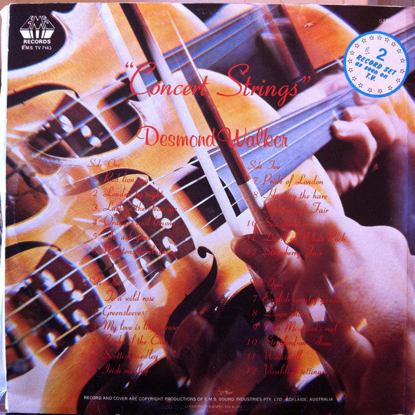 Desmond Walker : Concert Strings (2xLP, Album)