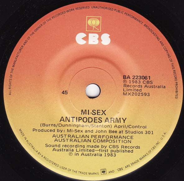 Mi-Sex : Lost Time (7")