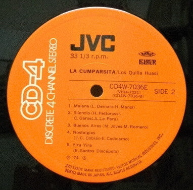 Los Cantores De Quilla Huasi : La Cumparsita (LP, Album, Quad)