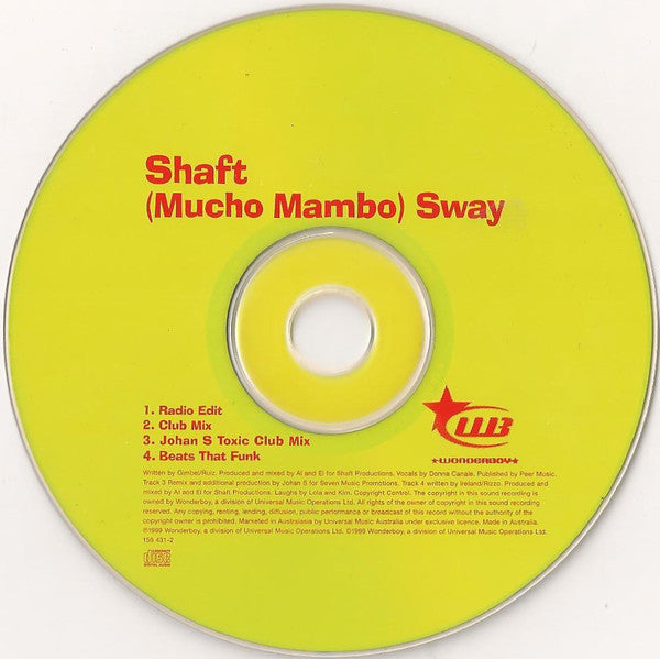 Shaft : (Mucho Mambo) Sway (CD, Maxi)
