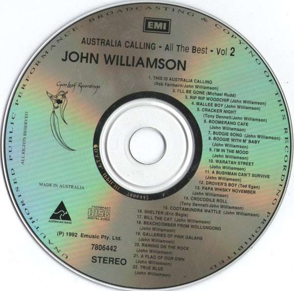 John Williamson : Australia Calling - All The Best Vol 2  (CD, Comp)