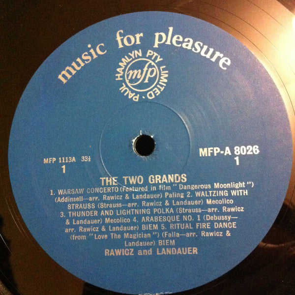 Rawicz & Landauer : The Two Grands (LP, Album, Mono)