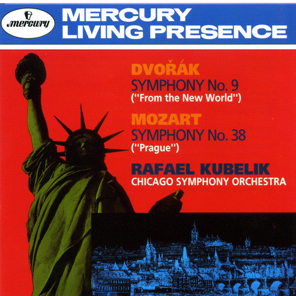 Dvořák*, Mozart*, Rafael Kubelik, Chicago Symphony Orchestra : Symphony No. 9 ("From The New World") · Symphony No. 38 ("Prague") (CD, Comp, Mono, RE)