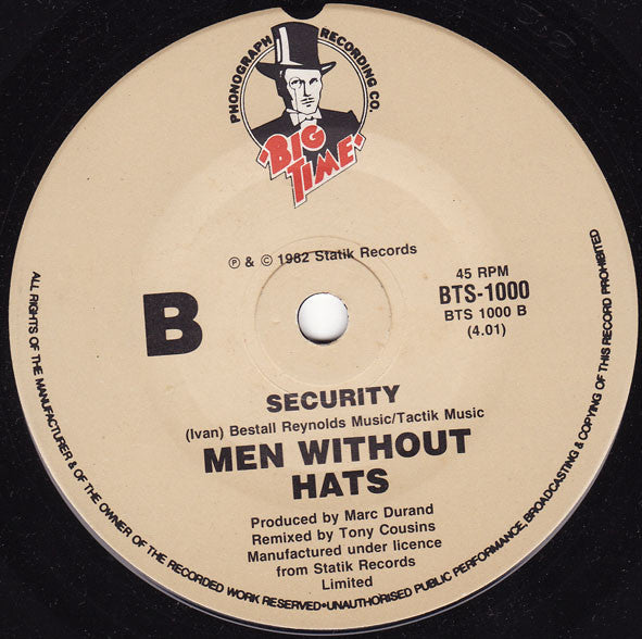 Men Without Hats : The Safety Dance (7", Single)