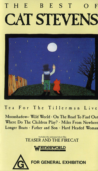 Cat Stevens : The Best Of Cat Stevens (Tea For The Tillerman Live) (VHS, PAL)
