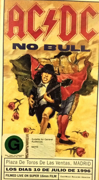 AC/DC : No Bull  (Live - Plaza De Toros, Madrid) (VHS, Comp,  *F)