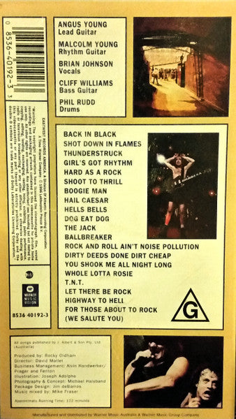 AC/DC : No Bull  (Live - Plaza De Toros, Madrid) (VHS, Comp,  *F)