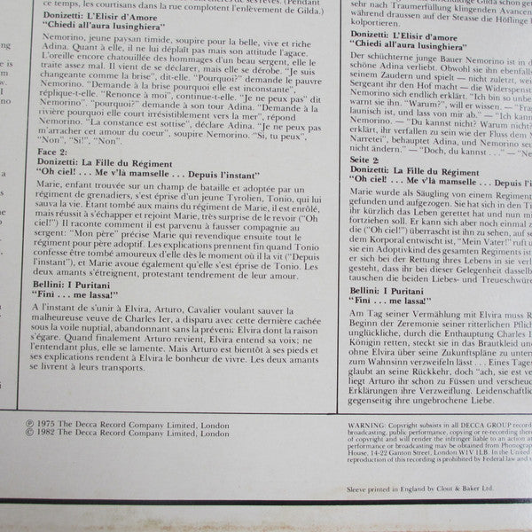 Joan Sutherland, Luciano Pavarotti, Orchestra Of The Royal Opera House, Covent Garden, London Symphony Orchestra, English Chamber Orchestra, Richard Bonynge : Joan Sutherland & Luciano Pavarotti - Duets (LP, Comp)