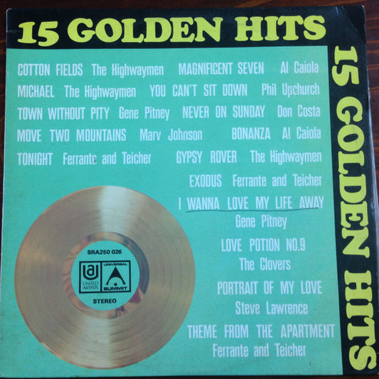 Various : 15 Golden Hits (LP, Comp)