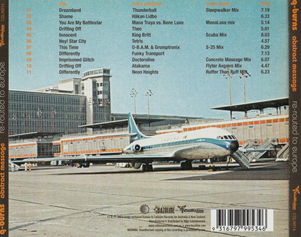 Q-Burns Abstract Message : Re-Routed To Europe (CD, Album)
