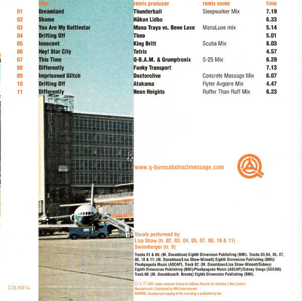 Q-Burns Abstract Message : Re-Routed To Europe (CD, Album)