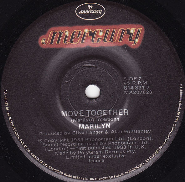 Marilyn : Calling Your Name (7", Single)