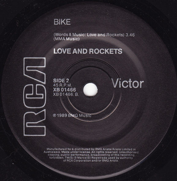Love And Rockets : So Alive (7", Single)