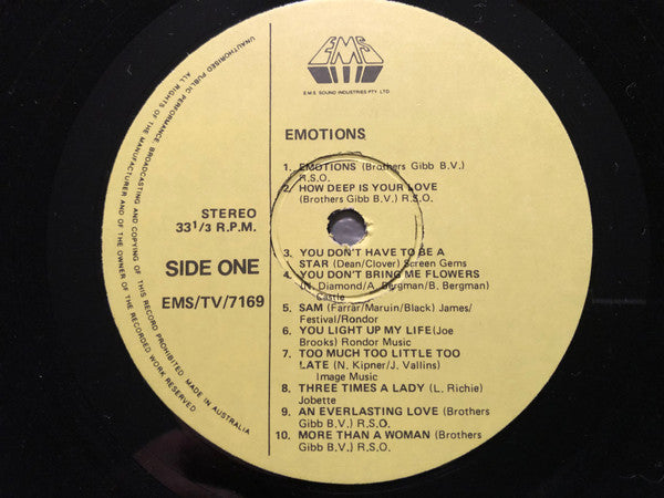 Various : Emotions (LP)