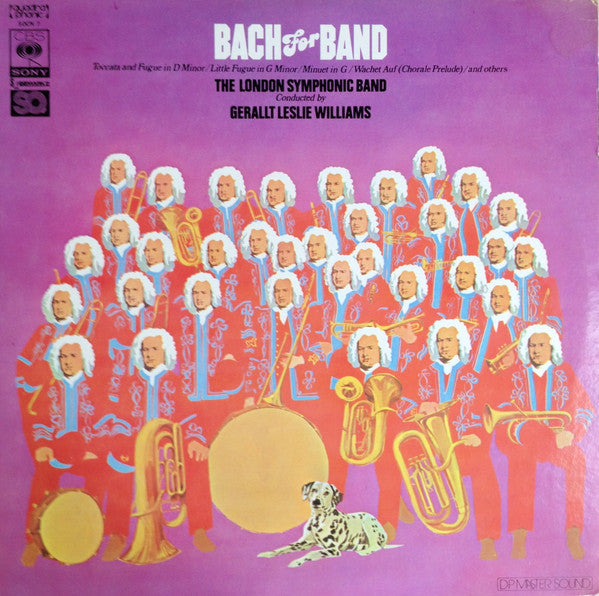 London Symphonic Band Conducted By Les Williams : Bach For Band (LP, Album, Quad)