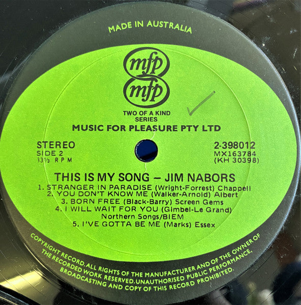Jim Nabors : This Is My Song (2xLP, Comp)