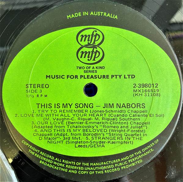 Jim Nabors : This Is My Song (2xLP, Comp)