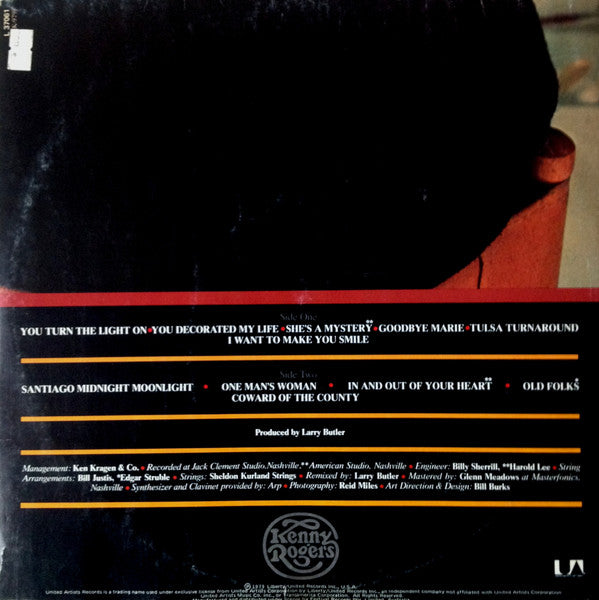 Kenny Rogers : Kenny (LP, Album)
