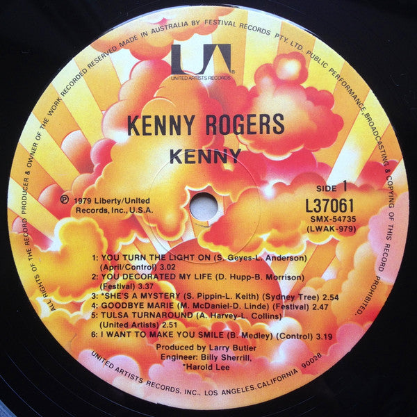 Kenny Rogers : Kenny (LP, Album)